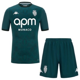 AS Monaco Børn Udebane 2024-25 - Fodboldtrøjer (S/S)